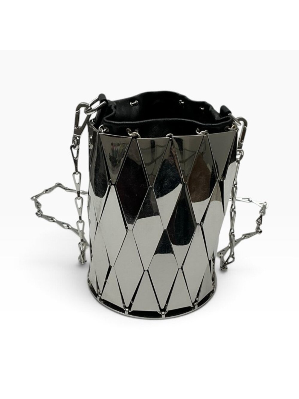 PACO RABANNE Chain Mail Tile Bucket Bag